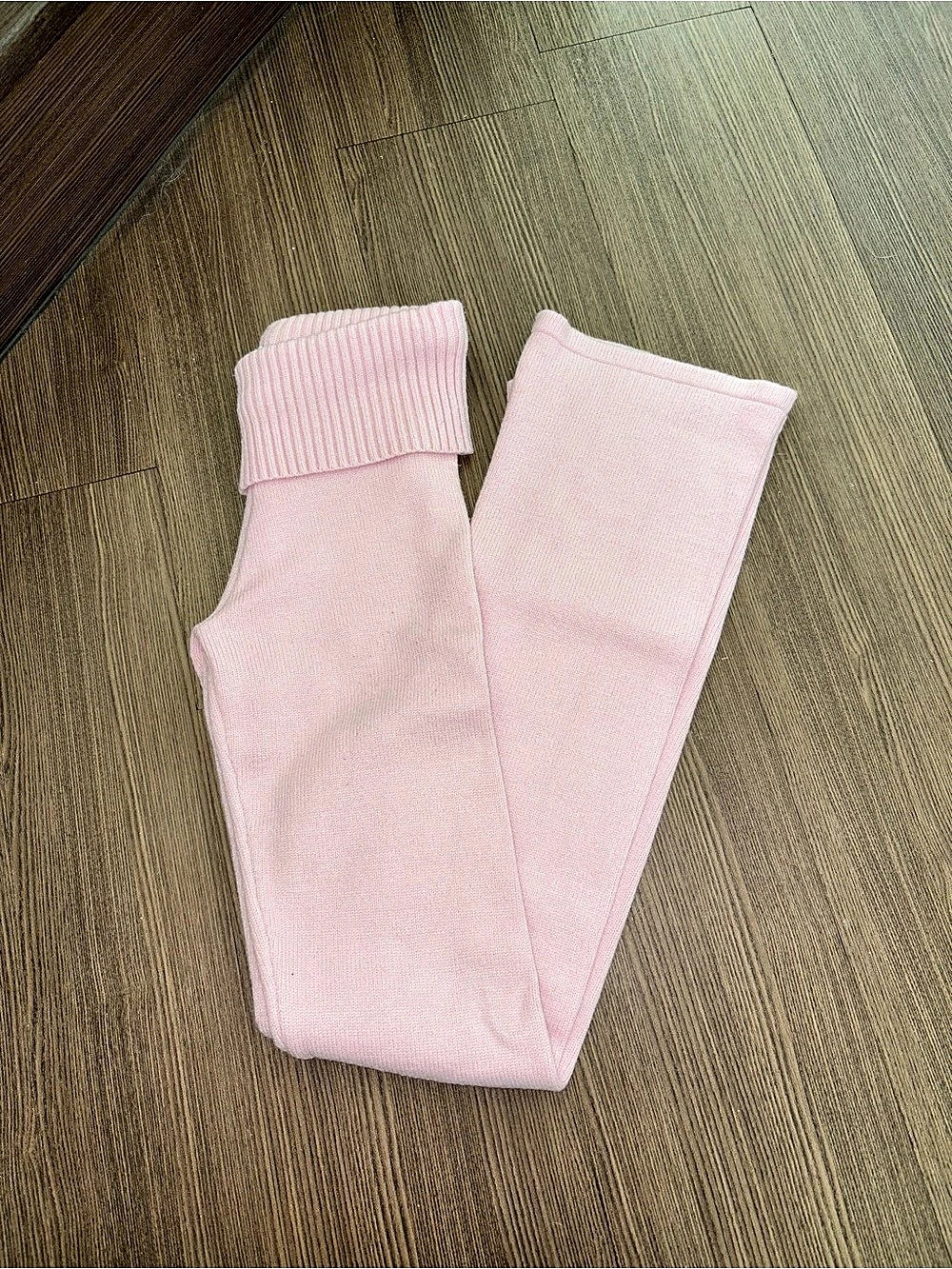 Fold over low rise leggings